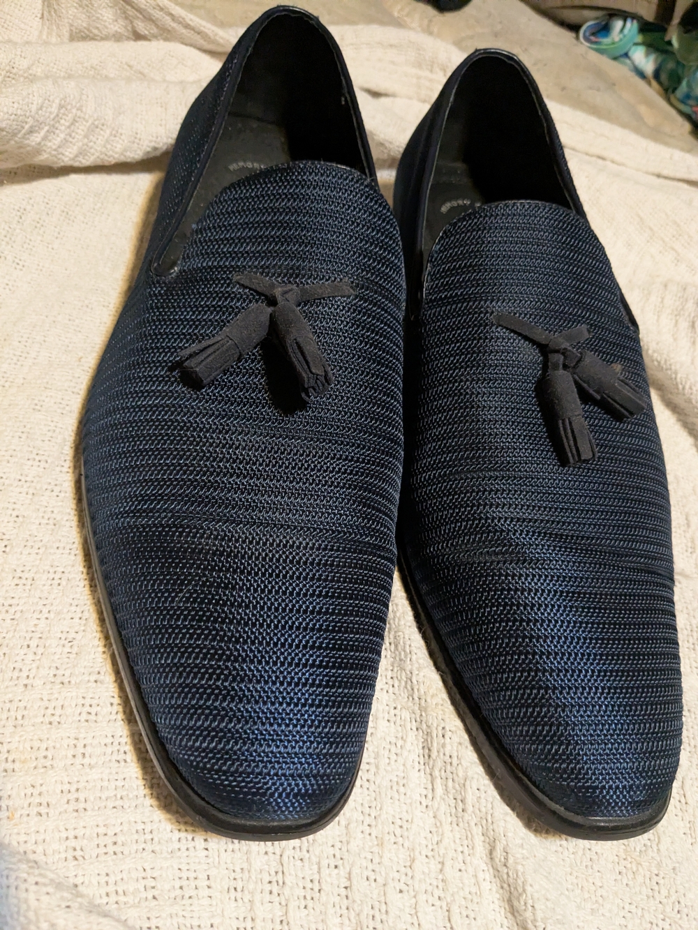 New Mens 12M Stacy Adams Stacy Tazewell Navy Dress Shoe Blue  25343 410